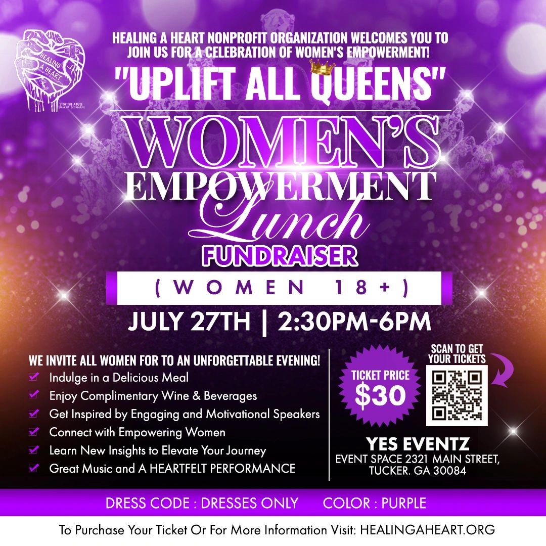 Women's Empowerment Lunch Fundraiser flyer