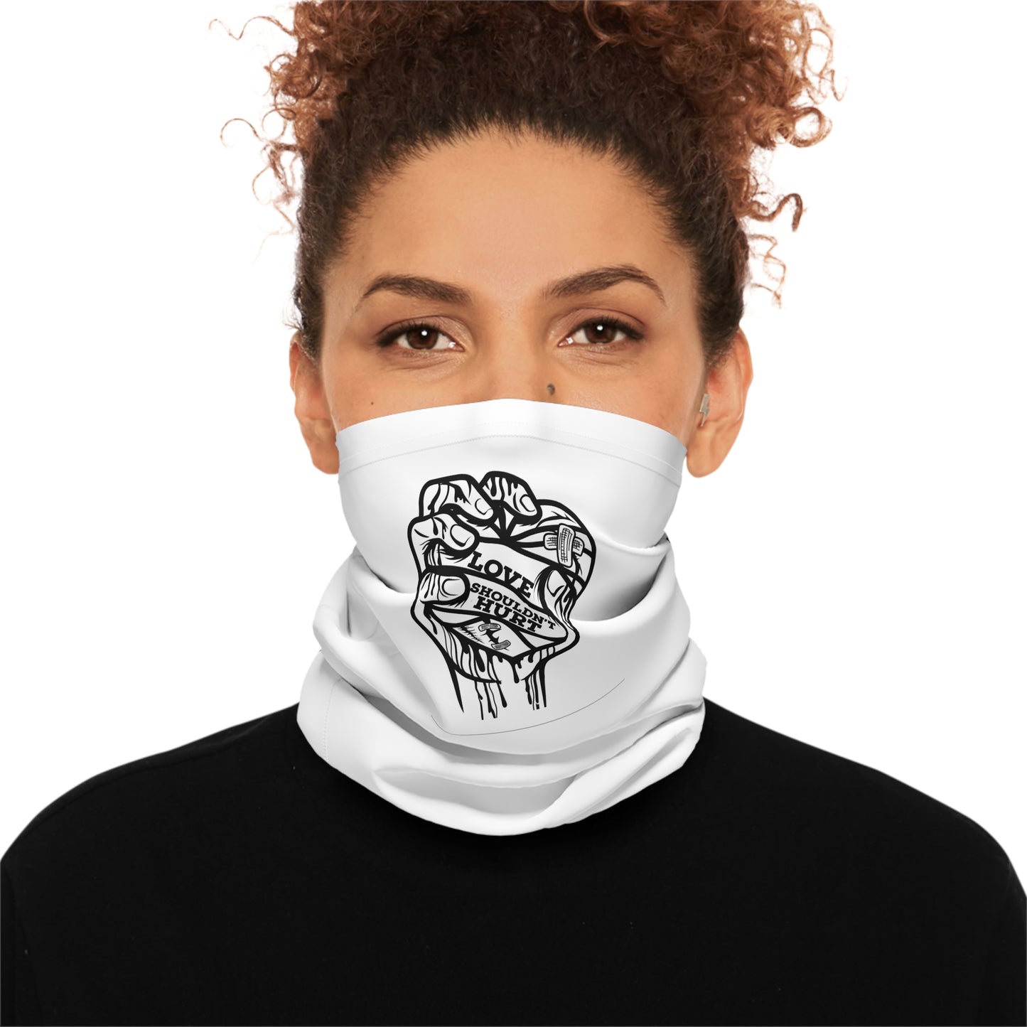 Love Shouldn't Hurt Lightweight Neck Gaiter