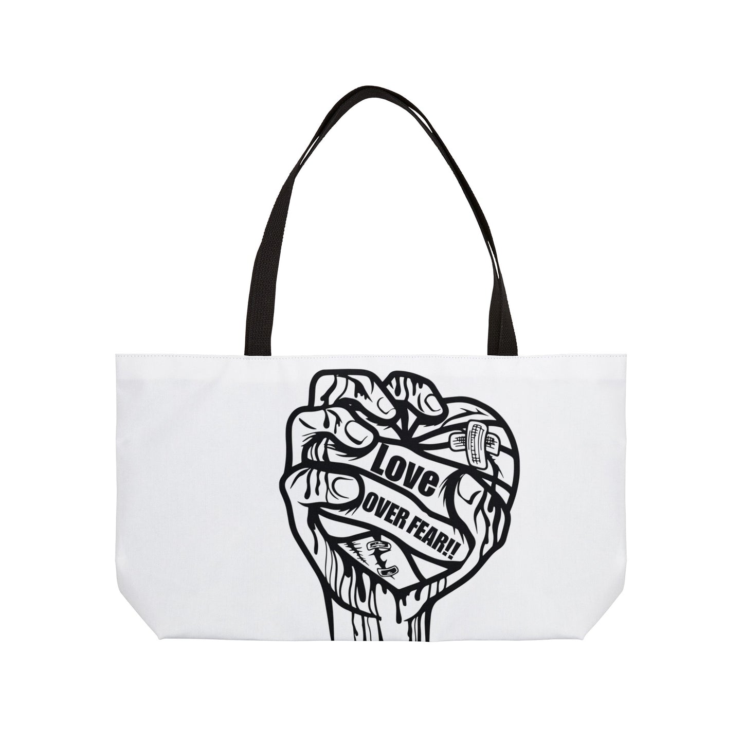 Love Over Fear Weekender Tote Bag