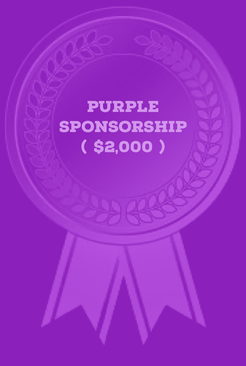 Purple Sponsorship